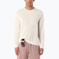 Longsleeve do biegania męski Salomon Shakeout Core Tee GFX LS whisper white/pink frosting