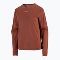 Longsleeve do biegania damski Salomon Shakeout Core LS Tee burnt umber 4