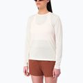 Longsleeve do biegania damski Salomon Shakeout Core Tee GFX LS whisper white/pink frosting