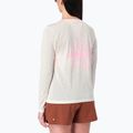 Longsleeve do biegania damski Salomon Shakeout Core Tee GFX LS whisper white/pink frosting 2