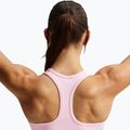 Biustonosz treningowy Nike Swoosh Medium Support pink foam/stone mauve/white 4