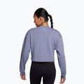Bluza treningowa damska Nike Pro Dri-Fit Crew Neck iron purple/metallic silver/white 2