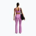 Spodnie treningowe damskie Nike Zenvy High-Waisted Flared light magenta/white 3