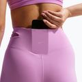 Spodnie treningowe damskie Nike Zenvy High-Waisted Flared light magenta/white 7