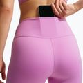 Legginsy damskie Nike One Seamless Front High-Waisted light magenta/white 5