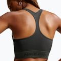 Top treningowy Nike Pro Seamless Dri-Fit Cropped dark smoke grey 5