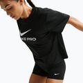 Spodenki damskie Nike Pro Mid-Rise Biker 3" black/university gold/white 5