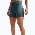 Spodenki damskie Nike Pro Sculpt High Waisted 5" Biker mineral slate/faded spruce/white 4