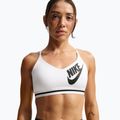 Biustonosz treningowy Nike Indy Light Support white/black