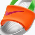 Klapki dziecięce Nike Kawa total orange/green strike 8