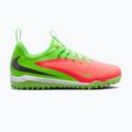 Buty piłkarskie dziecięce Nike Jr. Phantom 6 Low Academy Erling Haaland TF hot punch/green strike/black 8