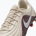 Buty piłkarskie dziecięce Nike United Jr. Tiempo Maestro Academy MG fossil/burgundy crush/metallic silver 8