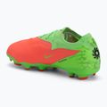 Buty piłkarskie dziecięce Nike Jr. Phantom 6 Low Pro Erling Haaland MG hot punch/green strike/black 3