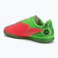 Buty piłkarskie dziecięce Nike Jr. Phantom 6 Low Club Erling Haaland IC hot punch/green strike/black 3