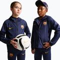 Kurtka piłkarska dziecięca Nike FC Barcelona Academy Pro blackened blue/black/mineral yellow