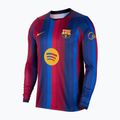 Longsleeve piłkarski męski Nike FC Barcelona Dri-Fit Stadium Home deep garnet/blue void/mineral yellow