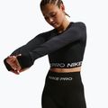 Spodenki treningowe damskie Nike Pro Seamless High Waisted Biker 5" black/white 4
