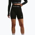 Spodenki treningowe damskie Nike Pro Seamless High Waisted Biker 5" black/white 5