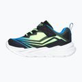 Buty dziecięce SKECHERS Flex-Glow Ultra black/blue/lime 11