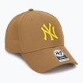 Czapka z daszkiem 47 Brand MLB New York Yankees MVP camel
