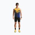 Koszulka do biegania męska Nike AeroSwift Dri-Fit ADV Singlet citron pulse/lapis/bright crimson 2