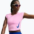 Koszulka do biegania damska Nike Tempo Swoosh Run Dri-Fit pink rise/pink rise/old royal 4