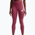 Legginsy damskie Nike Tempo Swoosh Run pink smoke/white 5