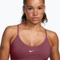 Biustonosz treningowy Nike Pro Seamless pink smoke/white 3