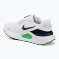 Buty do biegania męskie Nike Structure 26 white/green spark/midnight navy 3