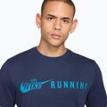 Koszulka do biegania męska Nike Dri-Fit Running T-Shirt midnight navy/light current blue 3