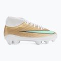 Buty piłkarskie dziecięce Nike Jr. Mercurial Superfly 11 Club "Kylian Mbappé" MG metallic gold/green glow 2