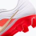 Buty piłkarskie dziecięce Nike Jr. Tiempo Maestro Club White/Bright Crimson/Blur 13