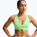 Biustonosz treningowy Nike Indy Strappy illusion green/black