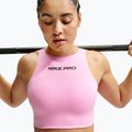 Biustonosz treningowy Nike Pro Sculpt pink rise/black 5