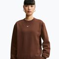 Bluza damska Nike Studio Fleece cacao wow/sail 4