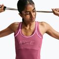 Koszulka treningowa damska Nike One pink smoke/pink rise/mystic dates/white 5