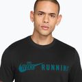 Koszulka do biegania męska Nike Dri-Fit Running T-Shirt black/bright spruce 3