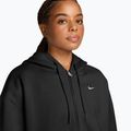 Bluza damska Nike Studio Fleece Medium Weight Oversized Full Zip total black/sail 3