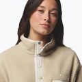 Bluza polarowa damska Columbia Helvetia II Cropped Half Snap Fleece ancient fossil/dark stone/chalk 4