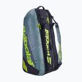 Torba tenisowa Babolat RH X6 Pure Aero 60 l metallic grey/black/fluo yellow