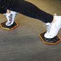 Dyski poślizgowe do ćwiczeń Sveltus Functional Slider Premium 2 szt. black/orange 2