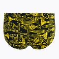 Bokserki pływackie męskie arena Fisk Low Waist Short black/yellow star 2