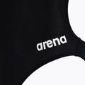 Strój pływacki jednoczęściowy dziecięcy arena Team Challenge Solid black/white 3