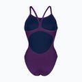 Strój pływacki jednoczęściowy damski Arena Team Light Drop Solid plum/white 2
