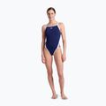 Strój pływacki jednoczęściowy damski arena Icons Super Fly Back Solid navy/white 2