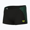 Bokserki kąpielowe męskie arena Monogram Swim Short black/dark sage multi 3