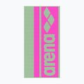 Ręcznik arena Logotype Jacquard light green/shocking pink