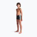 Bokserki pływackie dziecięce arena Racing Stripe Swim Short black/black multi 5