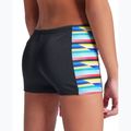Bokserki pływackie dziecięce arena Racing Stripe Swim Short black/black multi 8