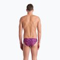 Slipy pływackie męskie arena Printed Swim Briefs fuchsia multi 6